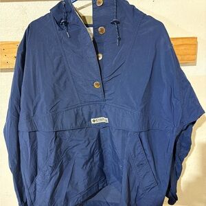 Vintage Women’s Columbia Navy Blue Anorak Jacket